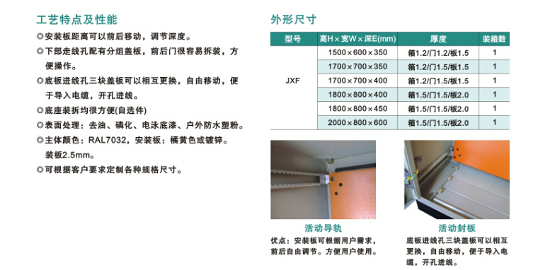 JXF系列基業(yè)箱(B級)